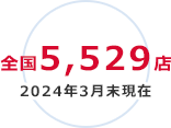 全国5,269店(2023年3月末現在)