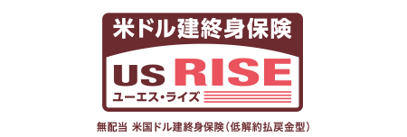 米ドル建終身保険 US RISE [ユーエス・ライズ]／無配当 米国ドル建終身保険（低解約払戻金型）