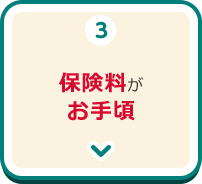 3.保険料がお手頃