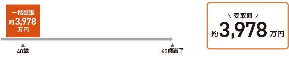 受取額 約3,978万円