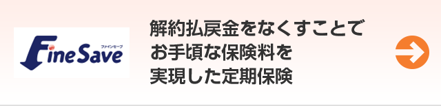 一定期間の死亡保障をお手頃な保険料で準備できる掛け捨て型の死亡保険。