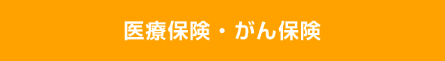 医療保険・がん保険