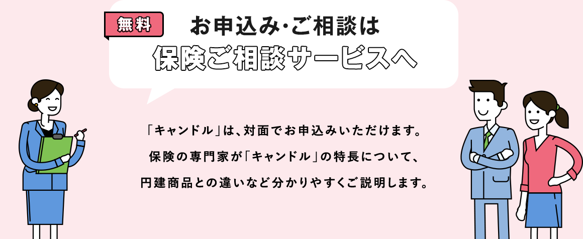 お申込み・ご相談は保険お申込みサービスへ