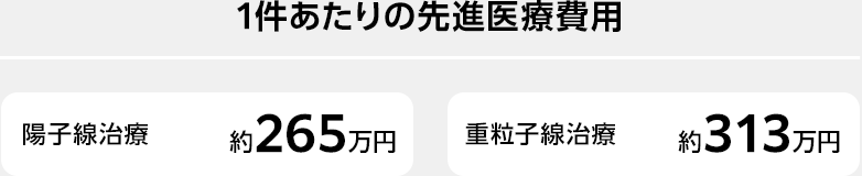 1件あたりの先進医療費用